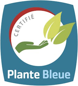 logo certification plante bleue